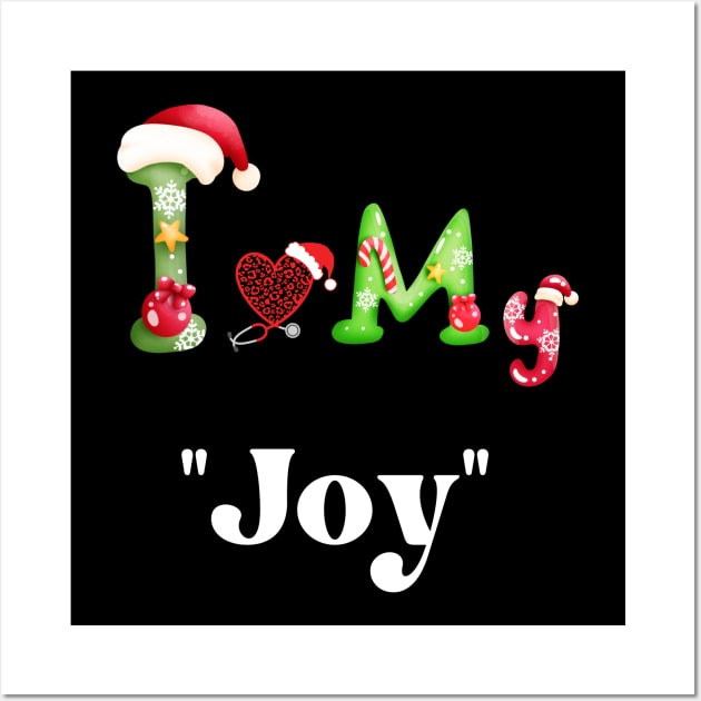 Xmas with Joy Wall Art by Tee Trendz